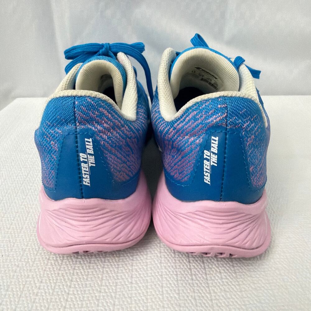 Babolat Shoes Womens Size 7.5 Jet Mach 3 All Court Tennis Pickleball Blue Pink - Picture 3 of 9